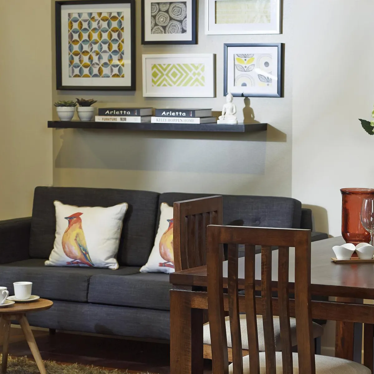 JUST HOME COLLECTION - Repisa Melamina 1 Nivel(es) 120x3.8x25 cm Chocolate