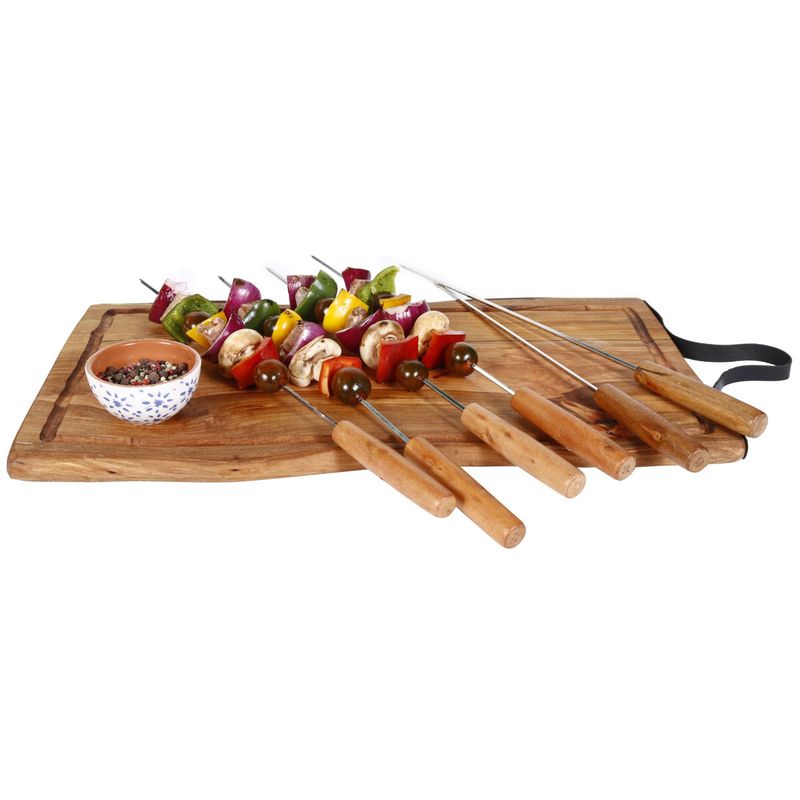 MR BEEF - Set de fierros para anticucho 6 unidades