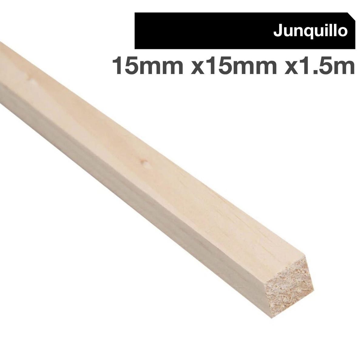 MULTIMARCA - Junquillo Pino Finger Natural 15 mm 1.5x150 cm