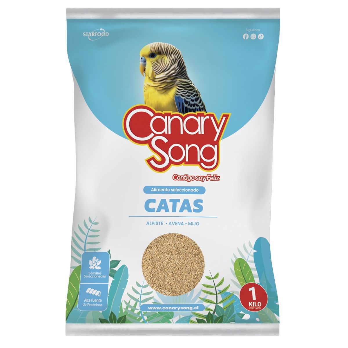 CANARY SONG - Alimento para Ave Todas las edades Variadas Semillas 1 kg