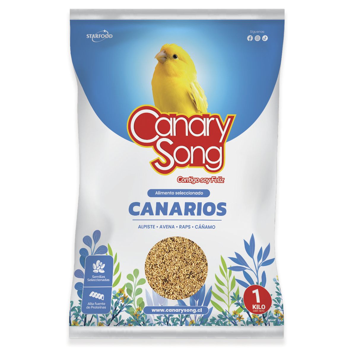 CANARY SONG - Alimento para Ave Todas las edades Variadas Semillas 1 kg