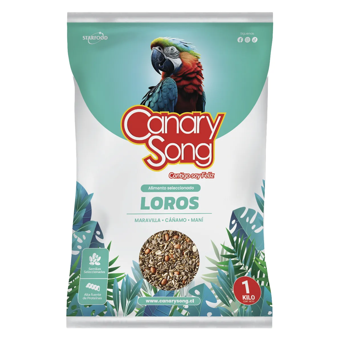 CANARY SONG - Alimento para Ave Todas las edades Variadas Semillas 1 kg