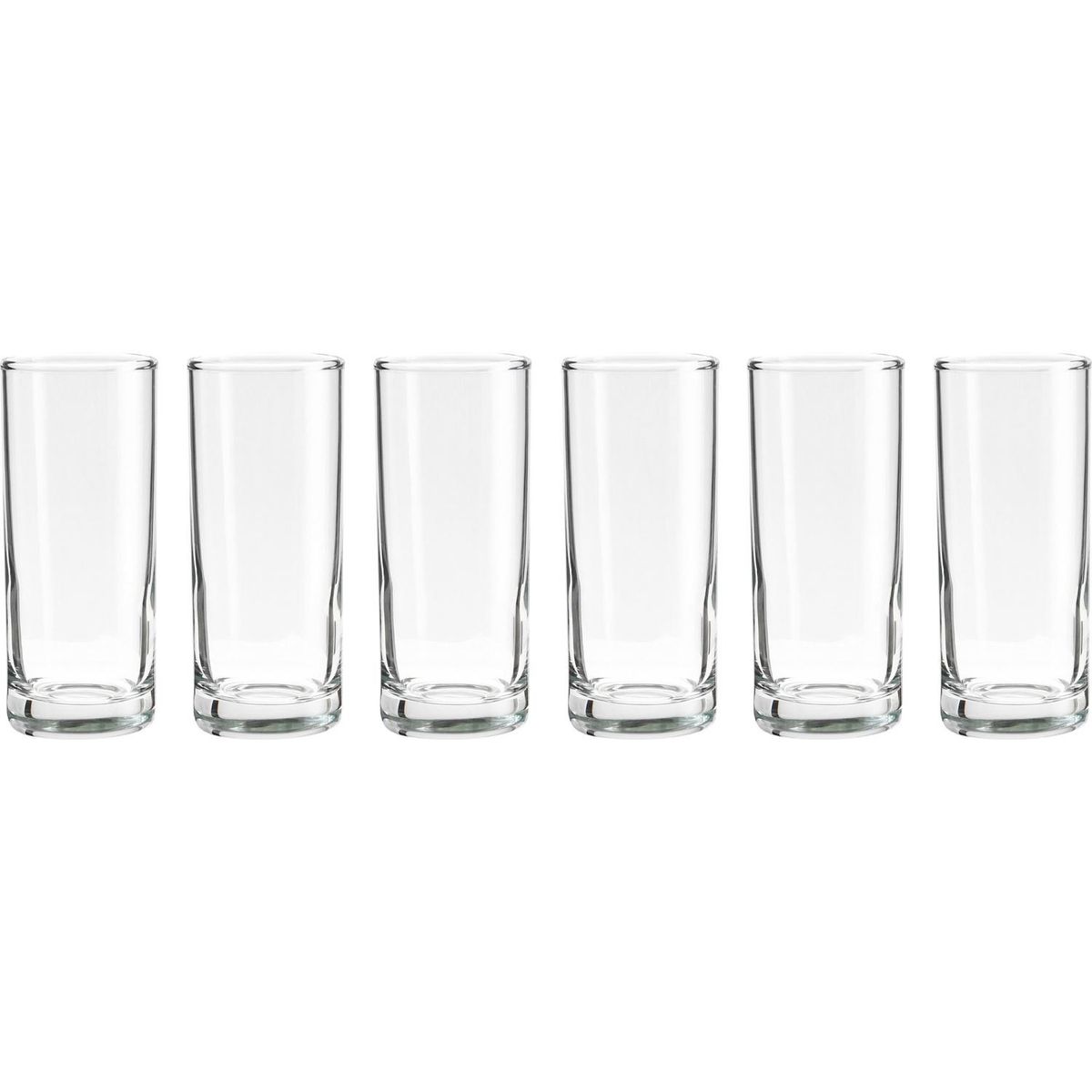 CRISTAR - Set 6 Vasos de Vidrio 74 ml Transparente
