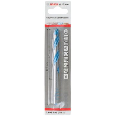 Broca multiconstruccin 10x120 mm