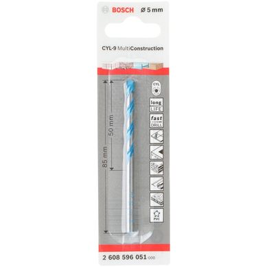 Broca multiconstruccin 5x85 mm