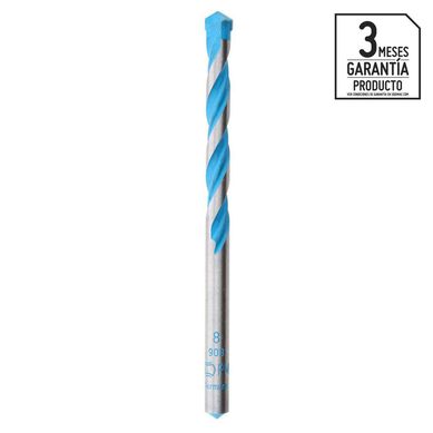 Broca multiconstruccin 8x120 mm
