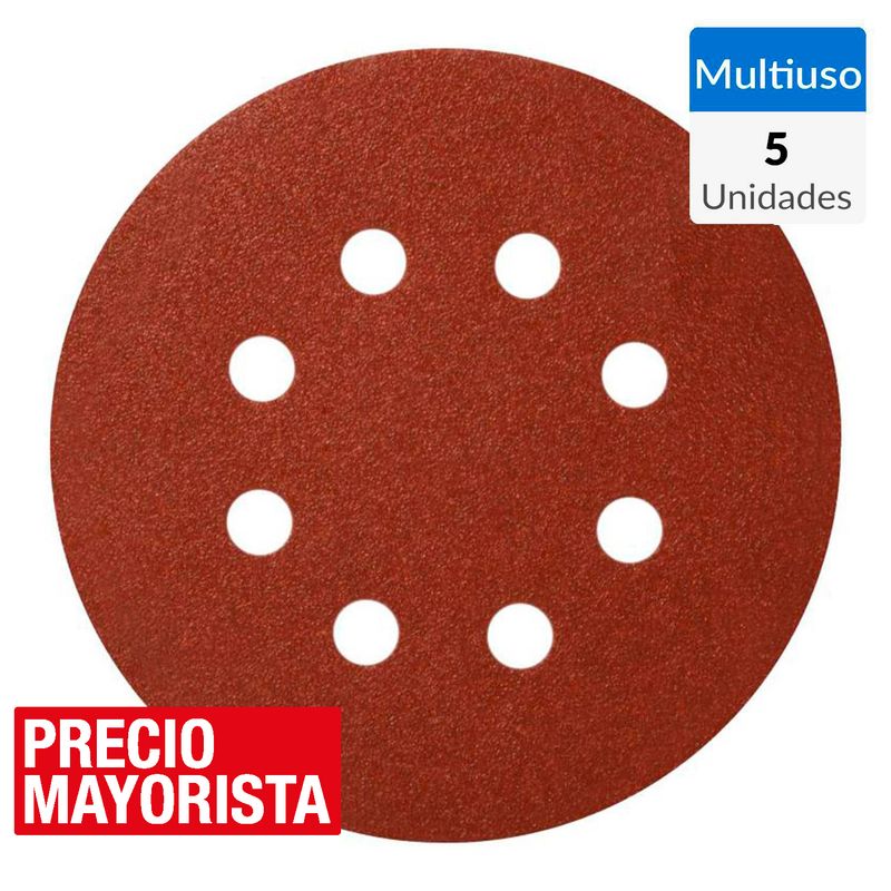 DEWALT - Set de discos de lija grano 80 5 unidades