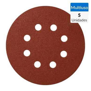 Set de discos de lija grano 120 5 unidades