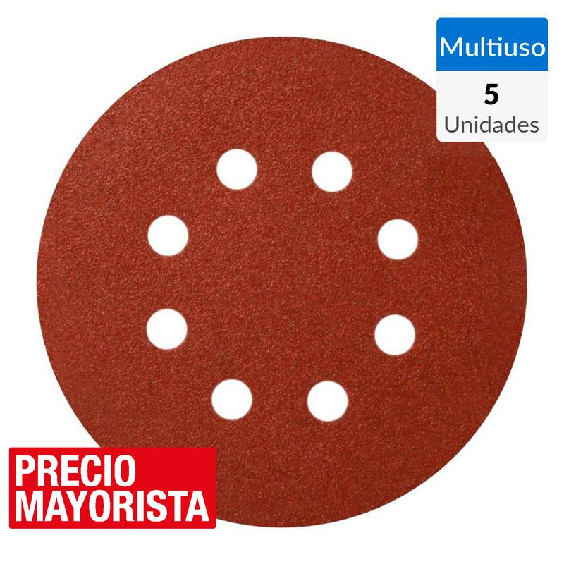 DEWALT - Set de discos de lija grano 120 5 unidades
