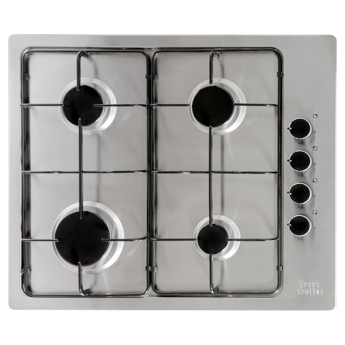 URSUS TROTTER - Encimera Gas 4 Platos Silver G4 GN