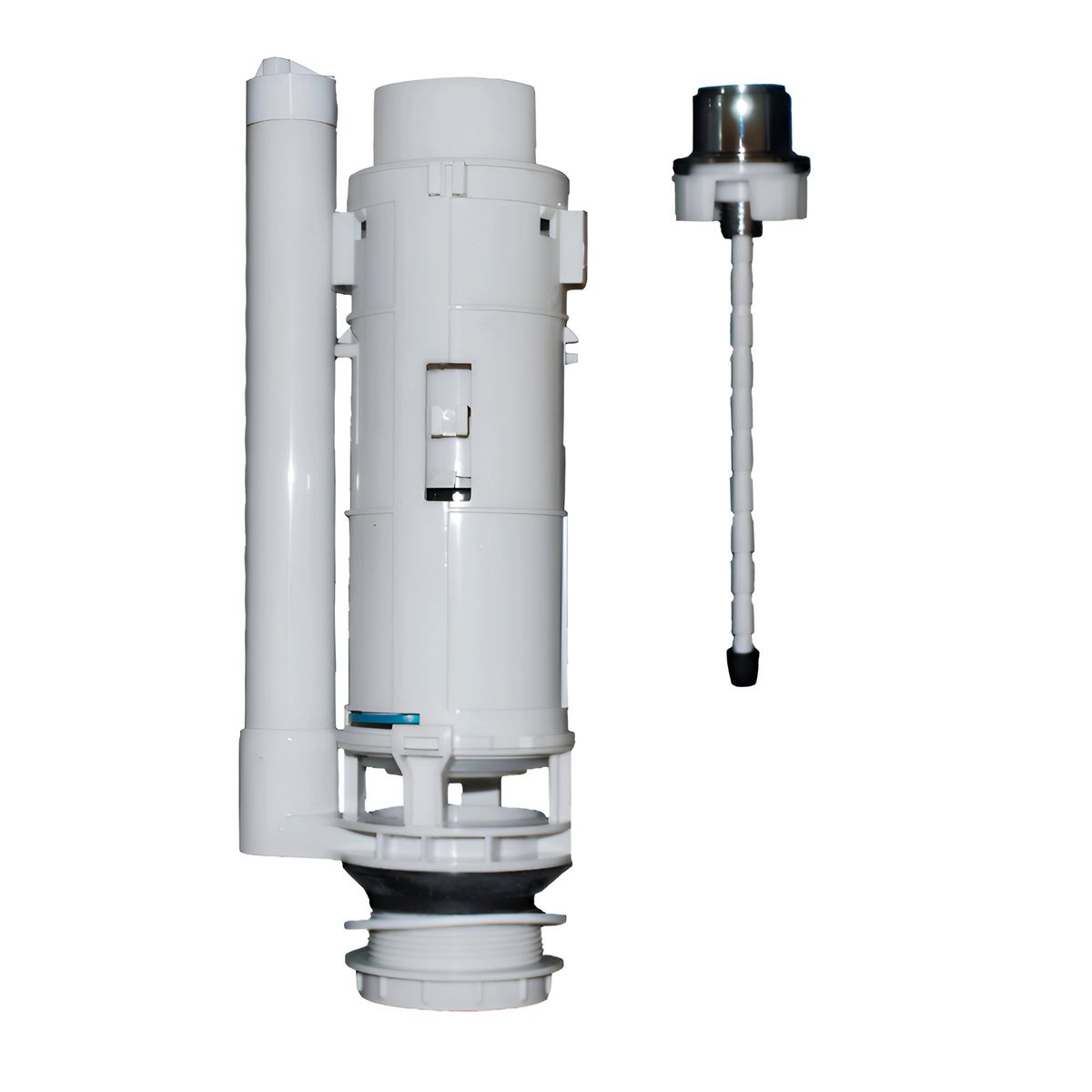 CORSOVALV - Válvula Descarga Wc de 1 Etapa con Botón Cromado