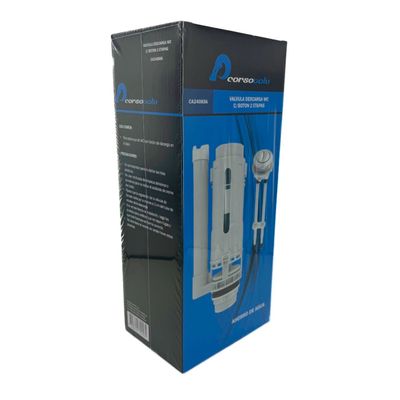 Imagen 2 del producto Válvula Descarga Wc 2 Etapas Con Botón Cromado