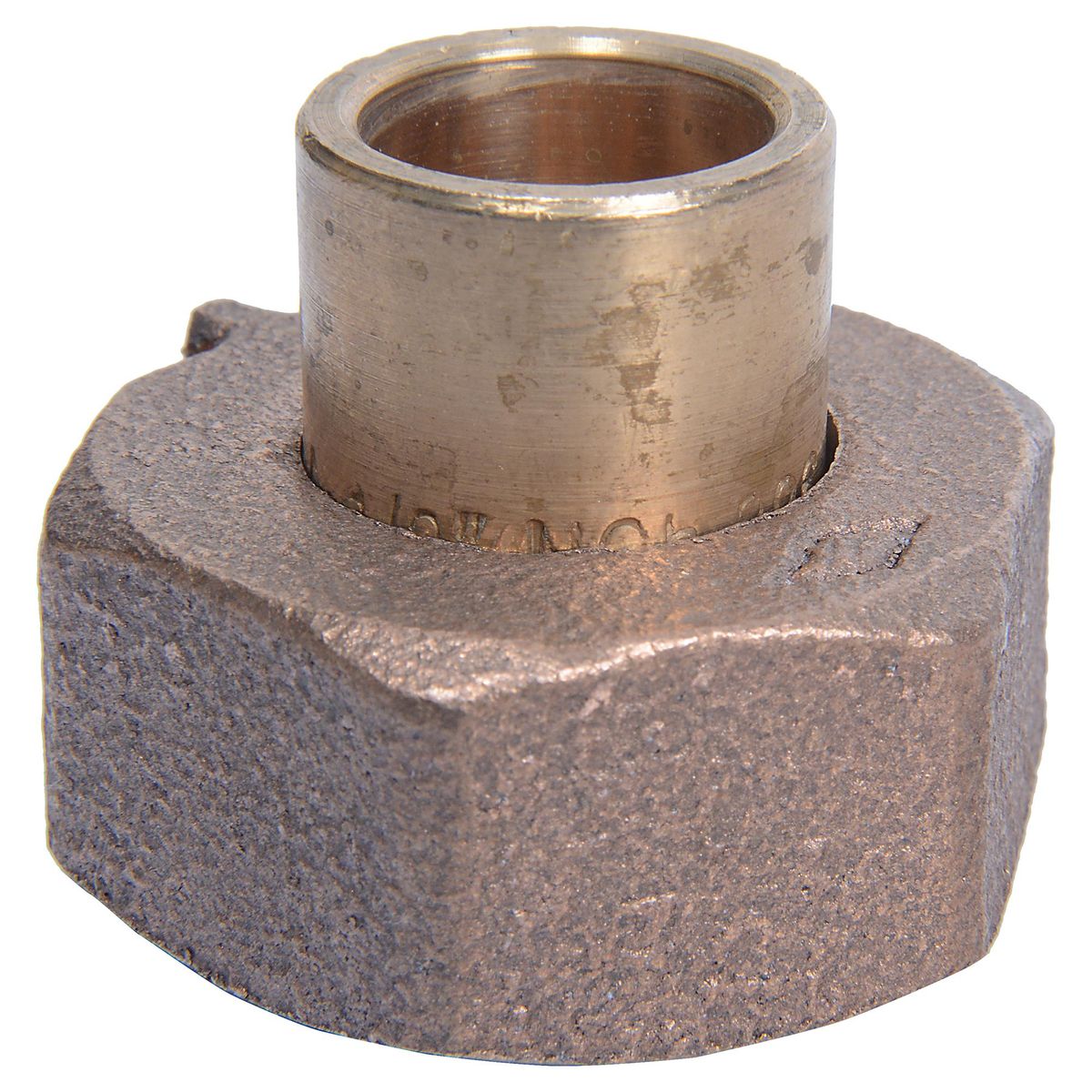 NIBSA - Conjunto pitón con tuerca 1/2"x7/8" bronce