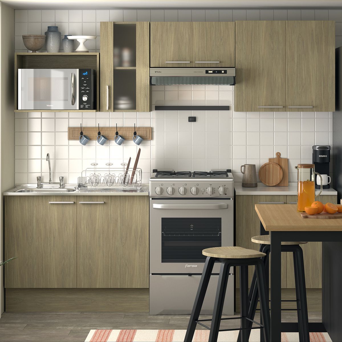 SPLENDID - Lavaplatos Sobreponer Derecho 1 Cubeta(s) 50x14.6x100 cm Acero inoxidable