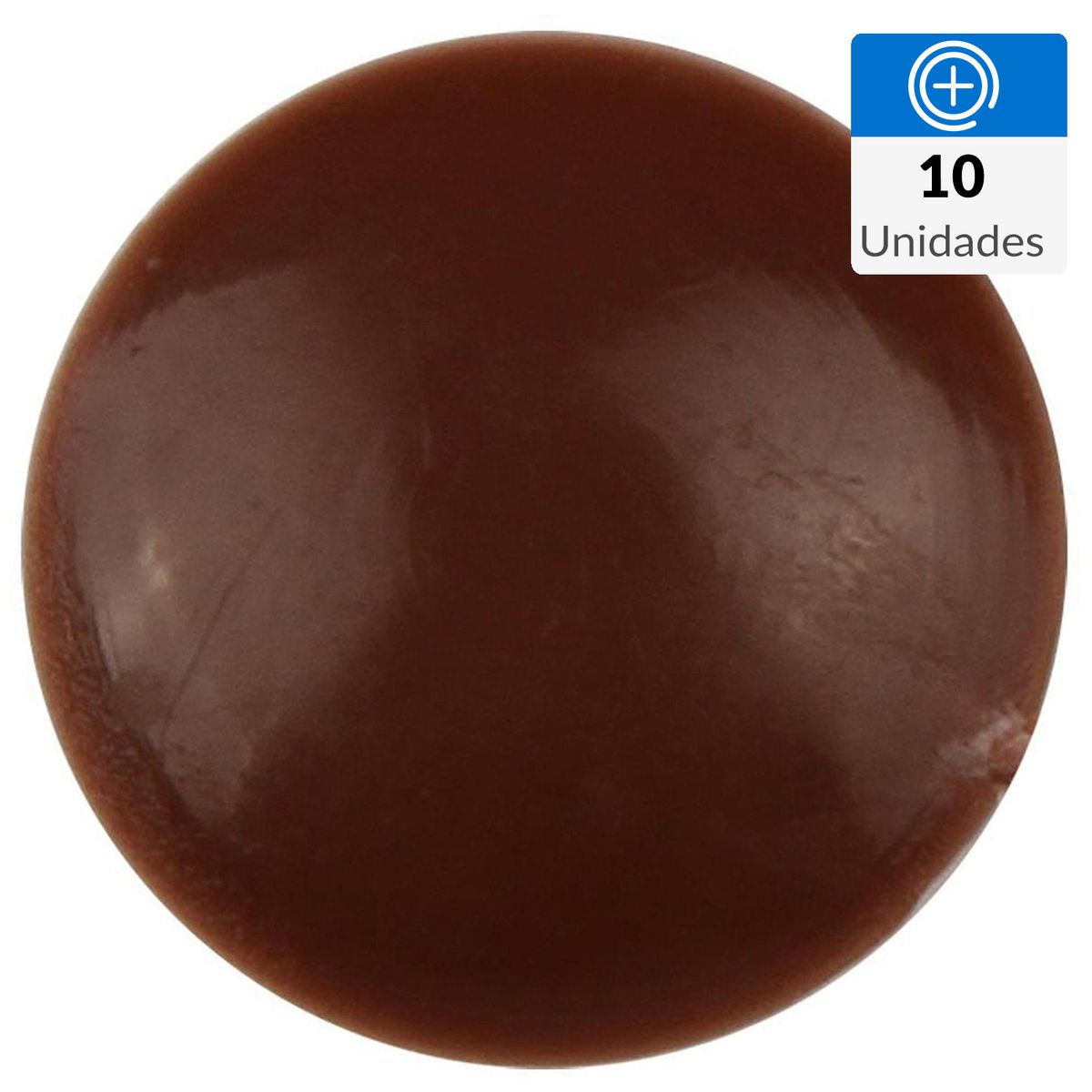 RH - Tapa soberbio chica para tornillo 10 unidades café