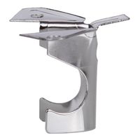 Set De Soportes Para Barra De Cortina 16 Mm 2 Unidades Plateado