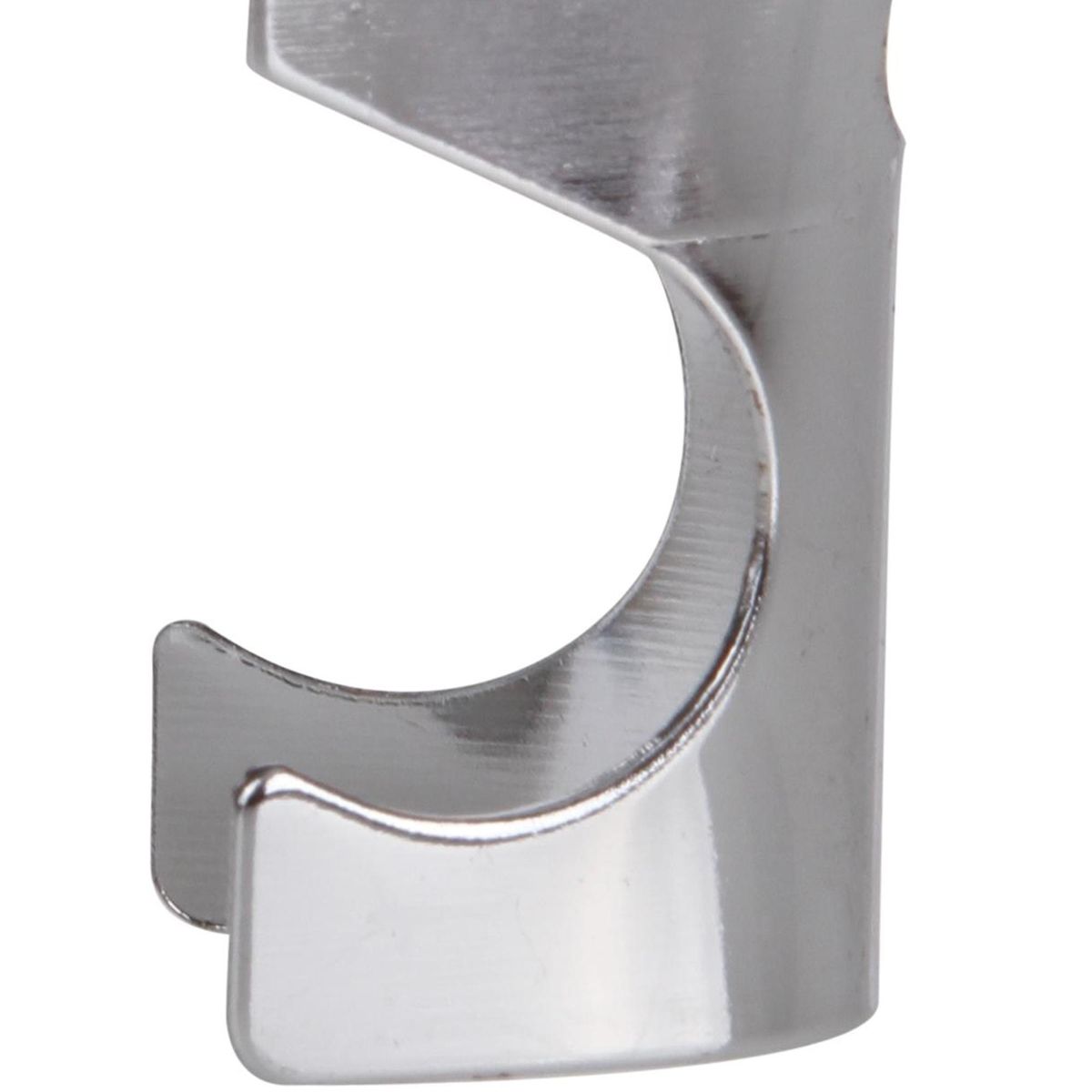 METALHSA - Set de soportes para barra de cortina 16 mm 2 unidades plateado