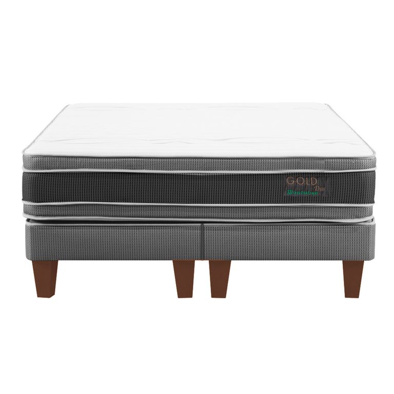 Cama King Americana Gold Gris