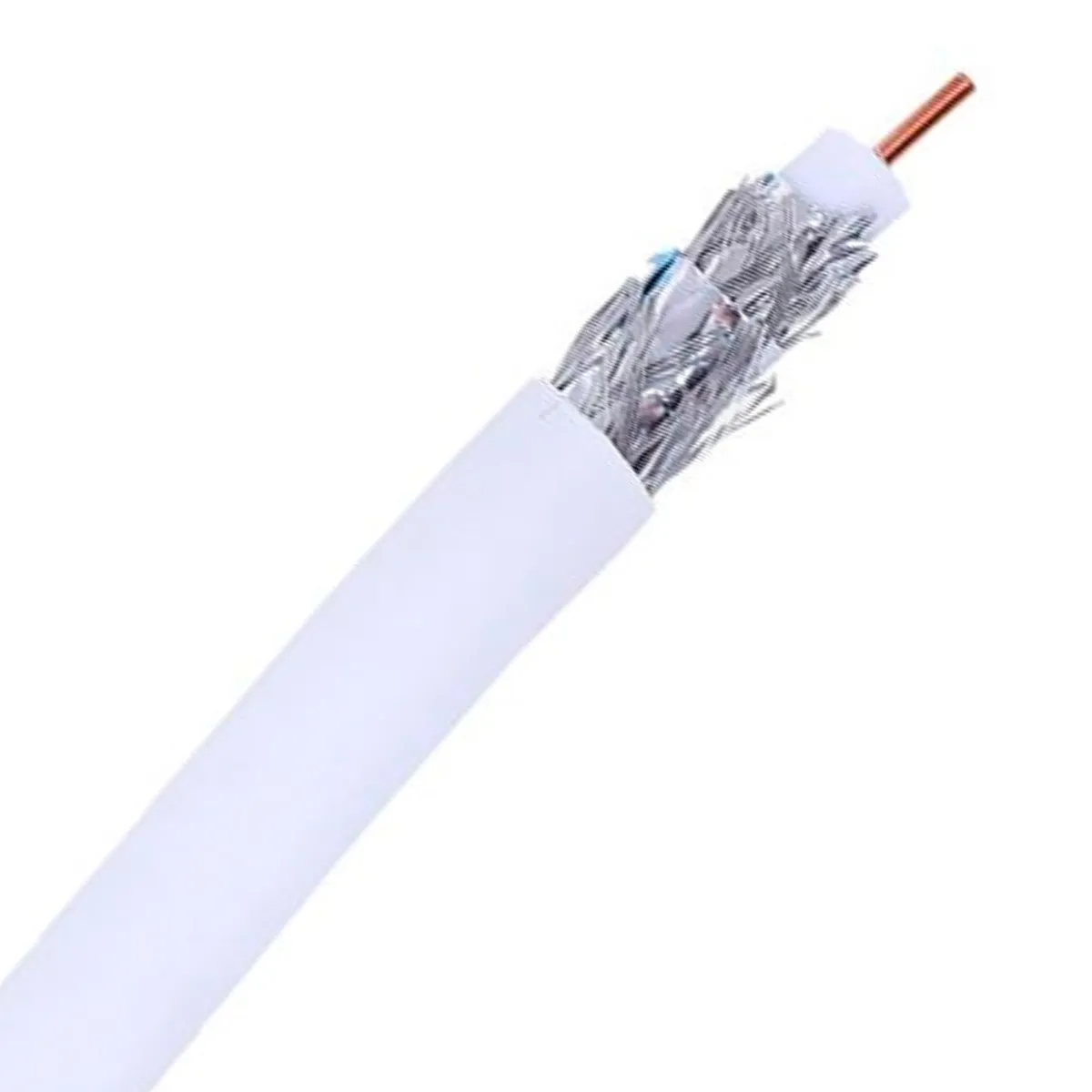 ROIMEX - Cable coaxial RG6 20 metros blanco