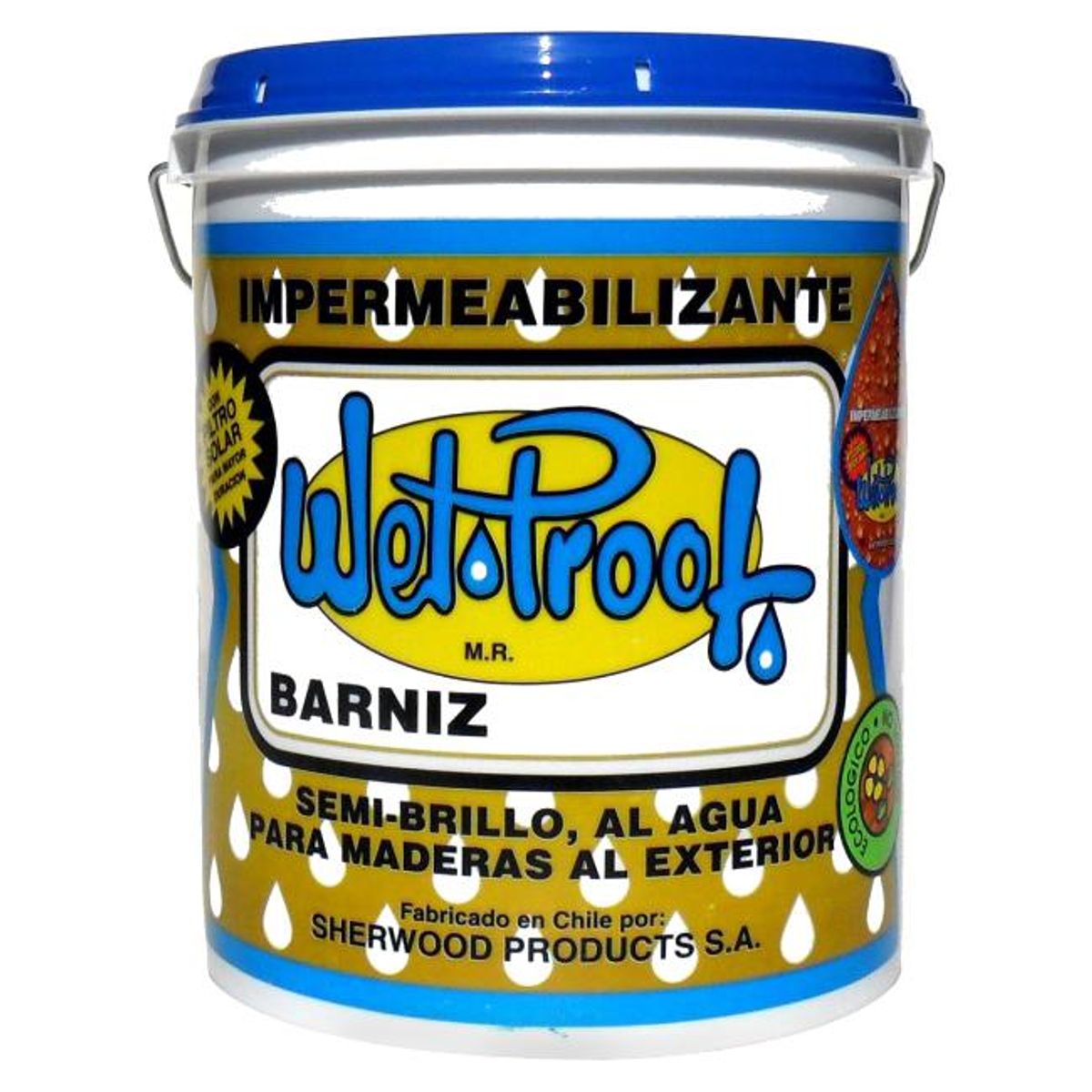 WETPROOF - Barniz Impermeabilizante Semibrillante 1 galón(es) Oliva