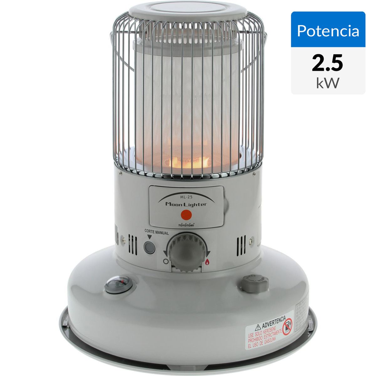 TOYOTOMI - Estufa Parafina Blanco