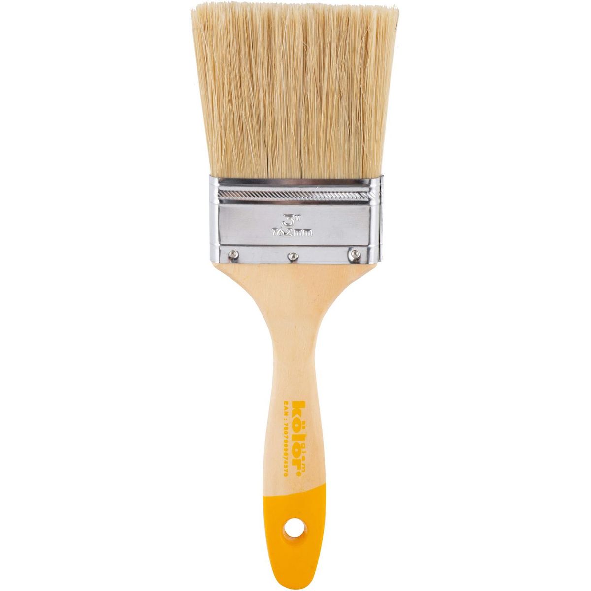 KOLOR - Brocha Kolor Para Barniz 3" Cerdas Naturales Acabado Profesional