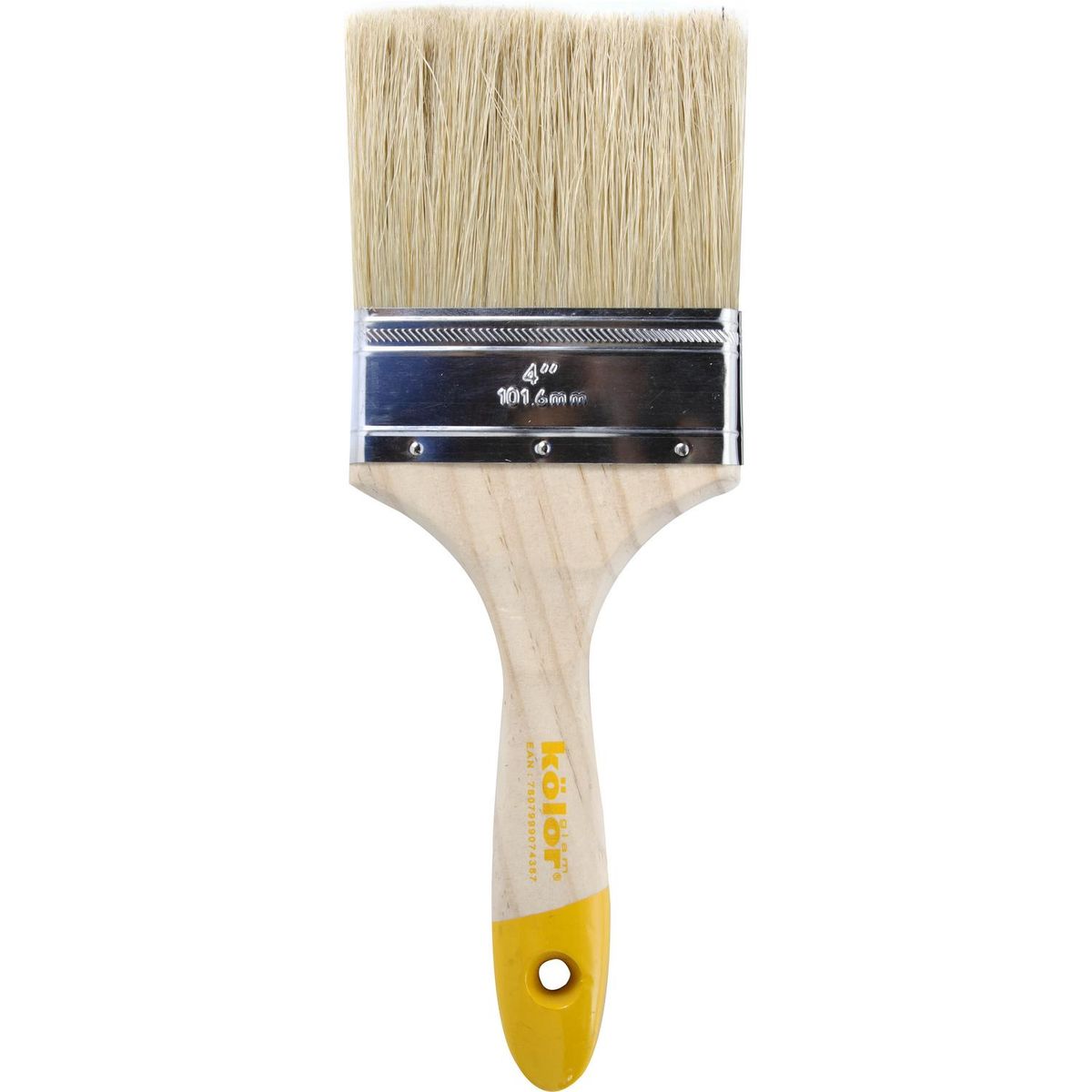 KOLOR - Brocha Kolor Para Barniz Multiuso 4 Pulgadas Cerdas Naturales 27.69 Cm