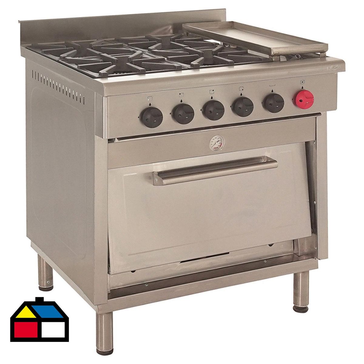 MAIGAS - Cocina a Gas 4 Platos Silver 1259644-1