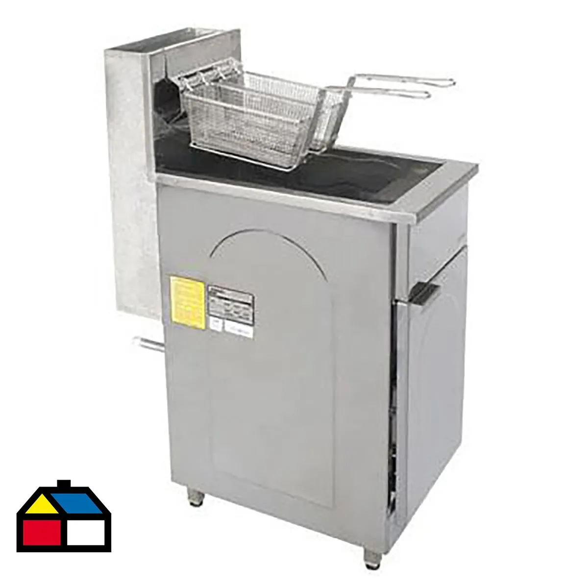 MAIGAS - Freidora a gas 2 canastillos silver