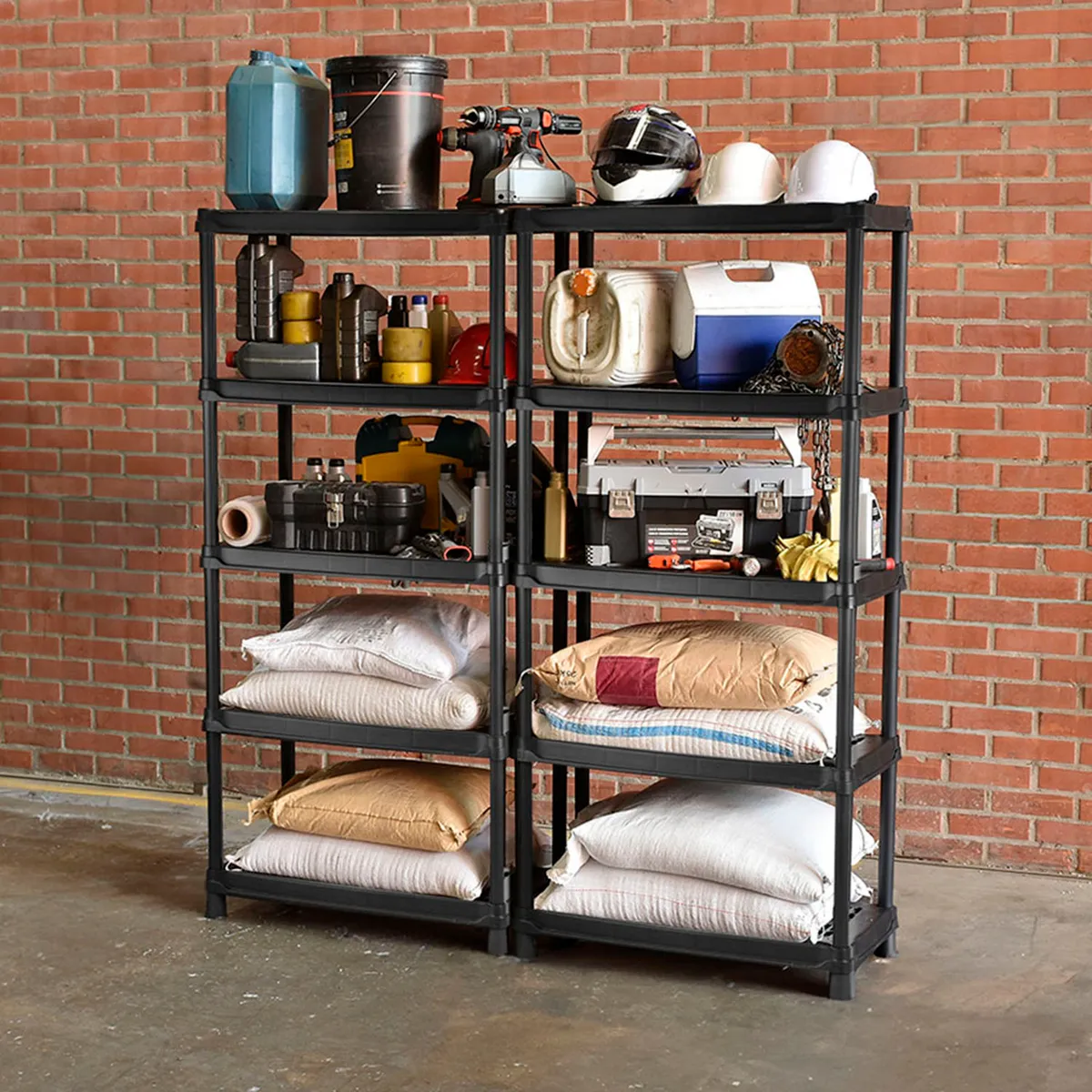 RIMAX - Estante 91x48x186 cm 5 repisas plástico