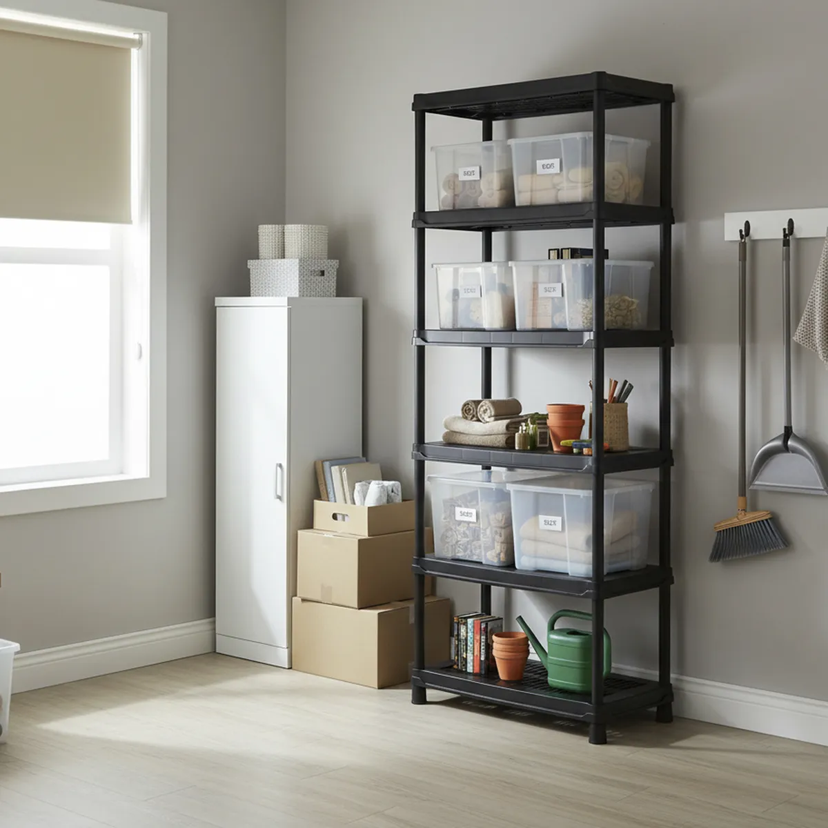 RIMAX - Estante 91x48x186 cm 5 repisas plástico