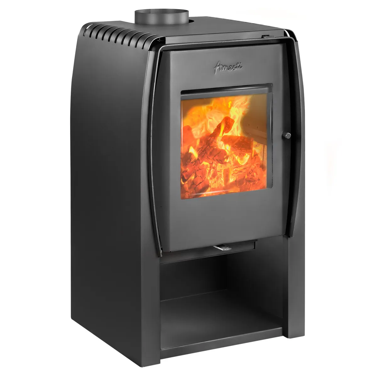 AMESTI - Estufa Leña Nordic 450 Gris Charcoal