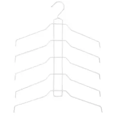 CASA BONITA - Colgador para Blusas y Camisas Plástico Blanco