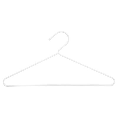 Imagen 2 del producto Set de 5 colgadores para ropa plástico blanco