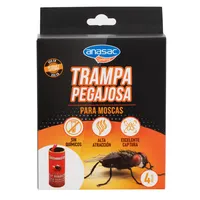 Trampa Adhesiva Cebo Moscas Insectos Voladores