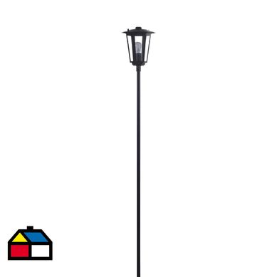 Farol de pie 1,45 m 100 W negro