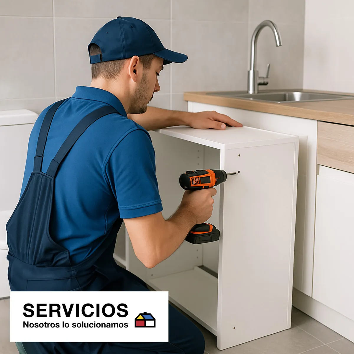 SERVICIOS HOGAR - Armado y anclaje de mueble de baño o cocina
