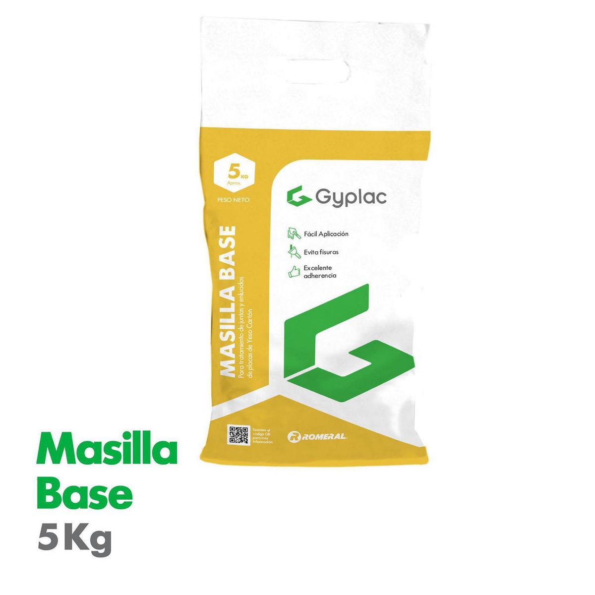 GYPLAC - 5 kg Masilla base para juntas