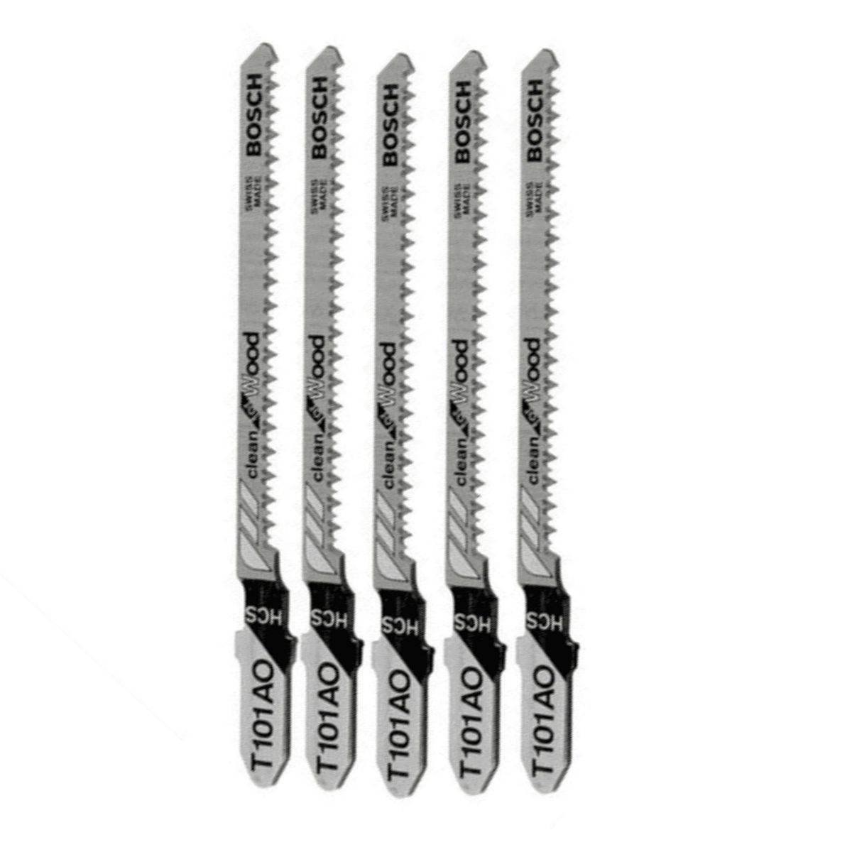 BOSCH - Pack hojas para sierra caladora 5 unidades