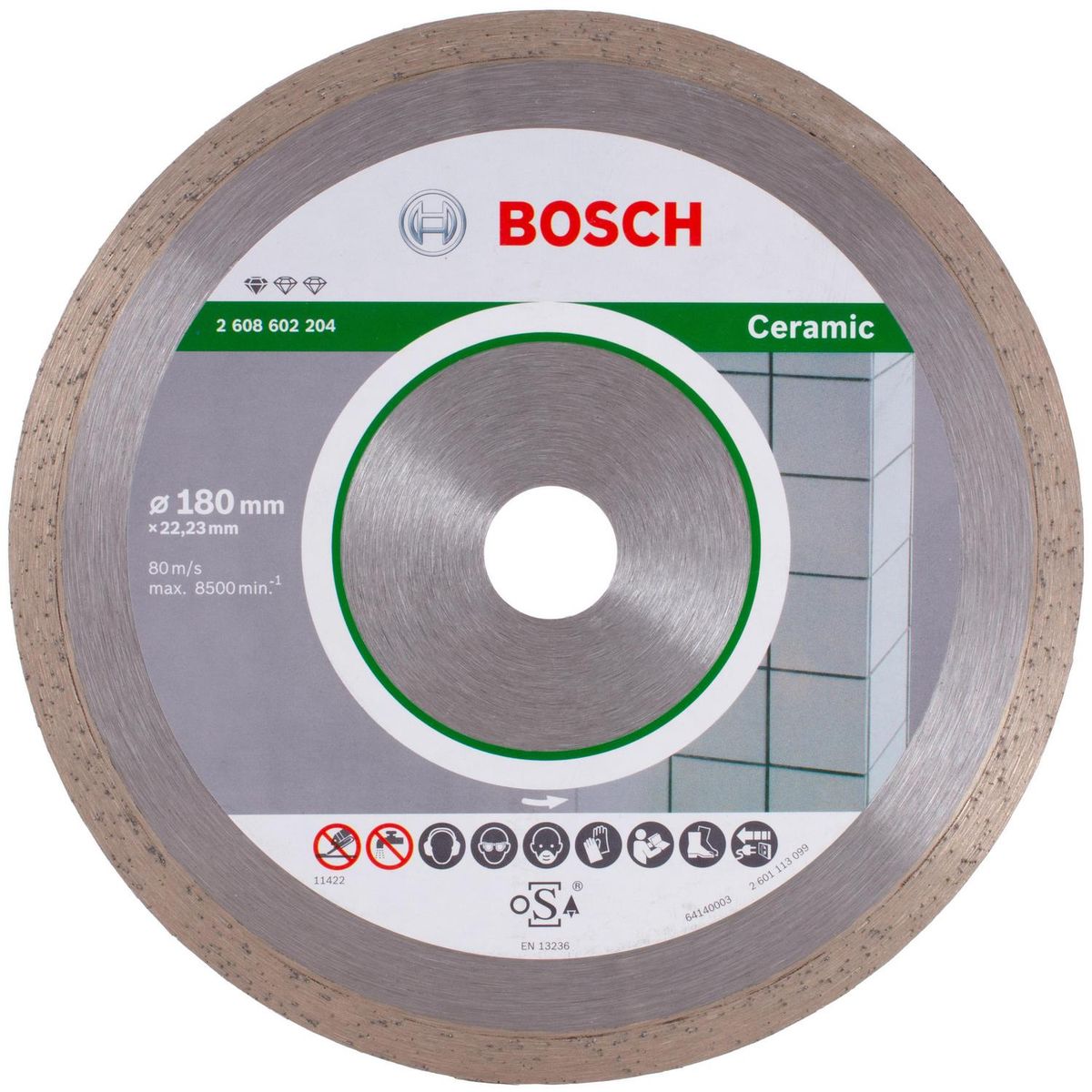 BOSCH - Disco de diamante 7" acero