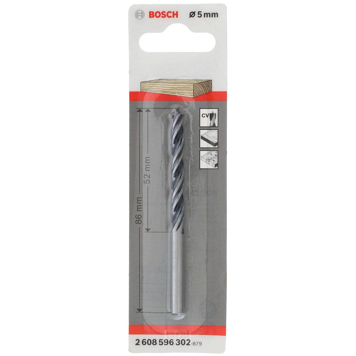 BOSCH - Broca para madera centradora 5 mm