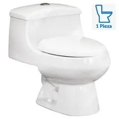 CORONA - Sanitario One piece Dual 30,5 cm 6 Litros Montecarlo Blanco