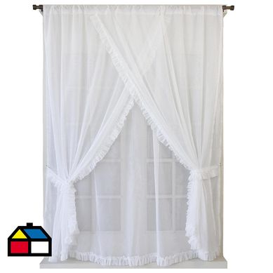 Velo polister 200x220 cm blanco