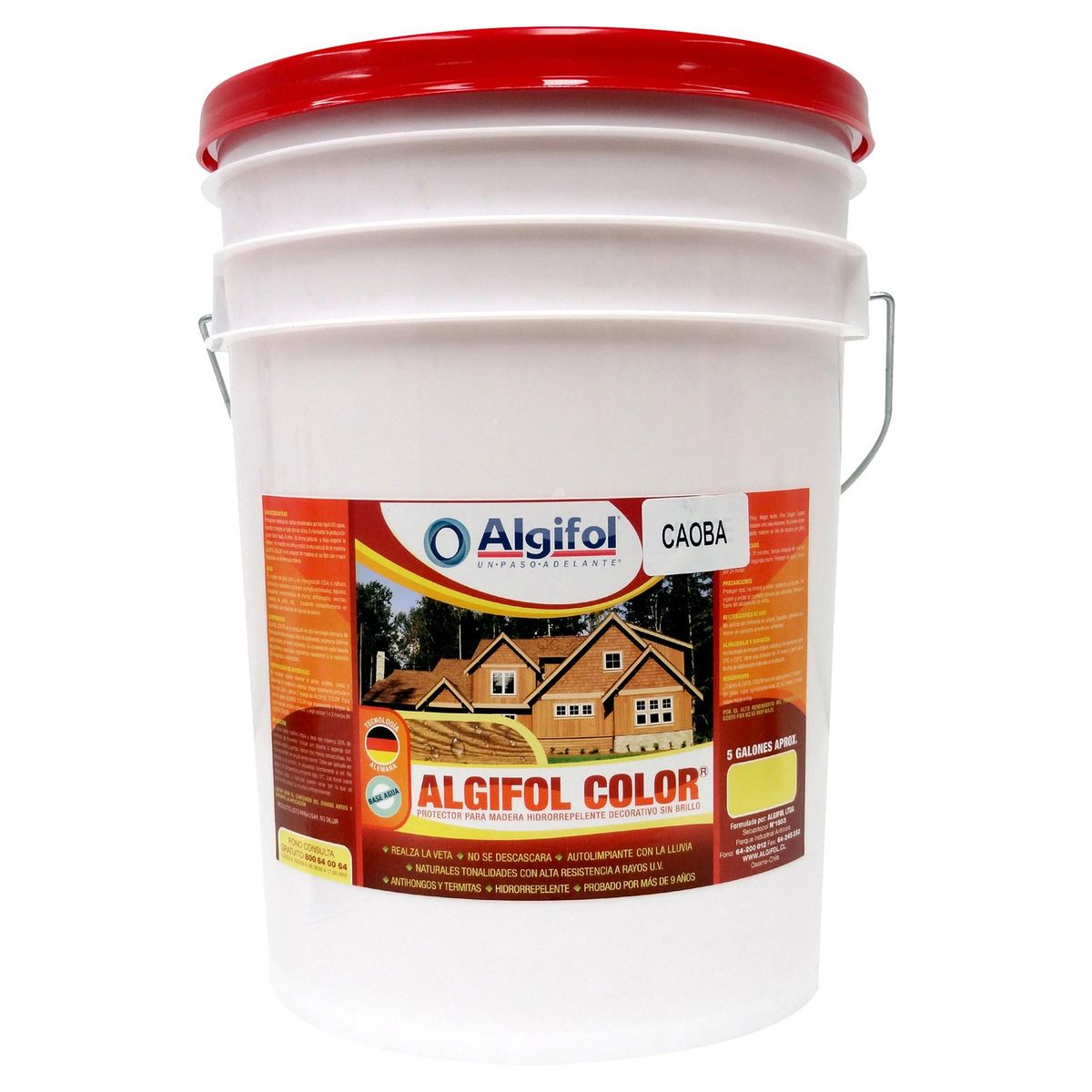 ALGIFOL - Protector para Madera  20 l Caoba