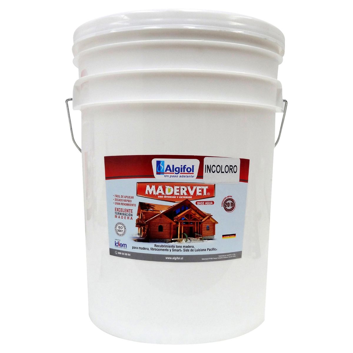 Revestimiento Madervet 20 l Incoloro, marca ALGIFOL - Foto Principal