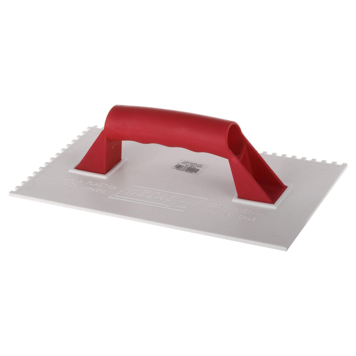 LIZCAL - Llana Dentada Plástica Lizcal 280x150 mm para Adhesivos y Mortero