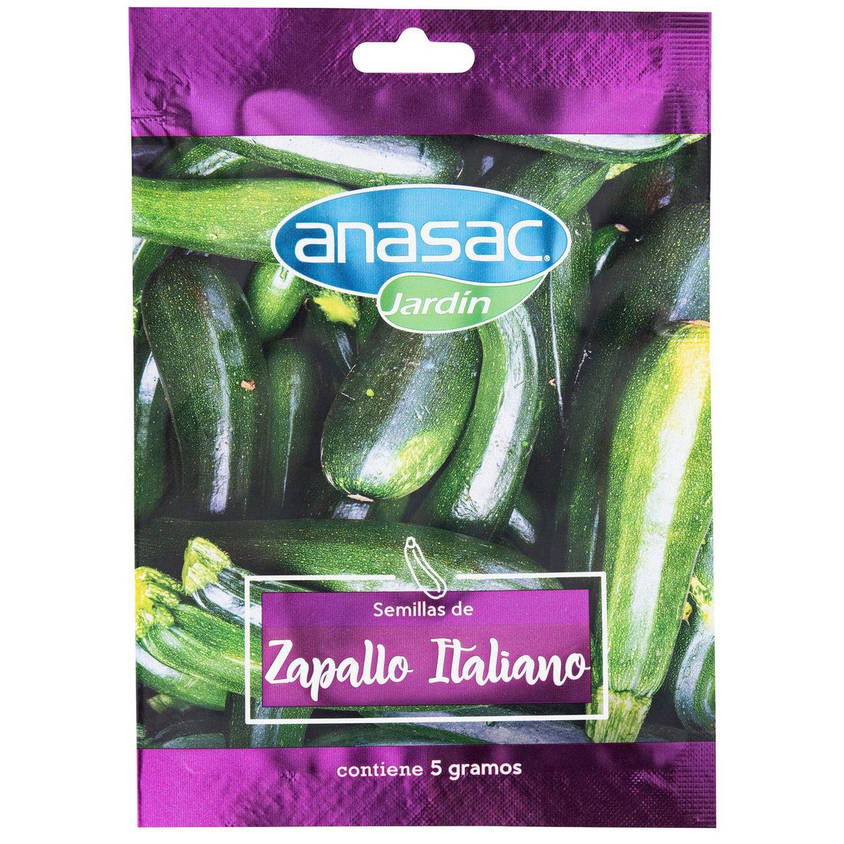 ANASAC - Semilla Zapallo Italiano 5 gr Sachet