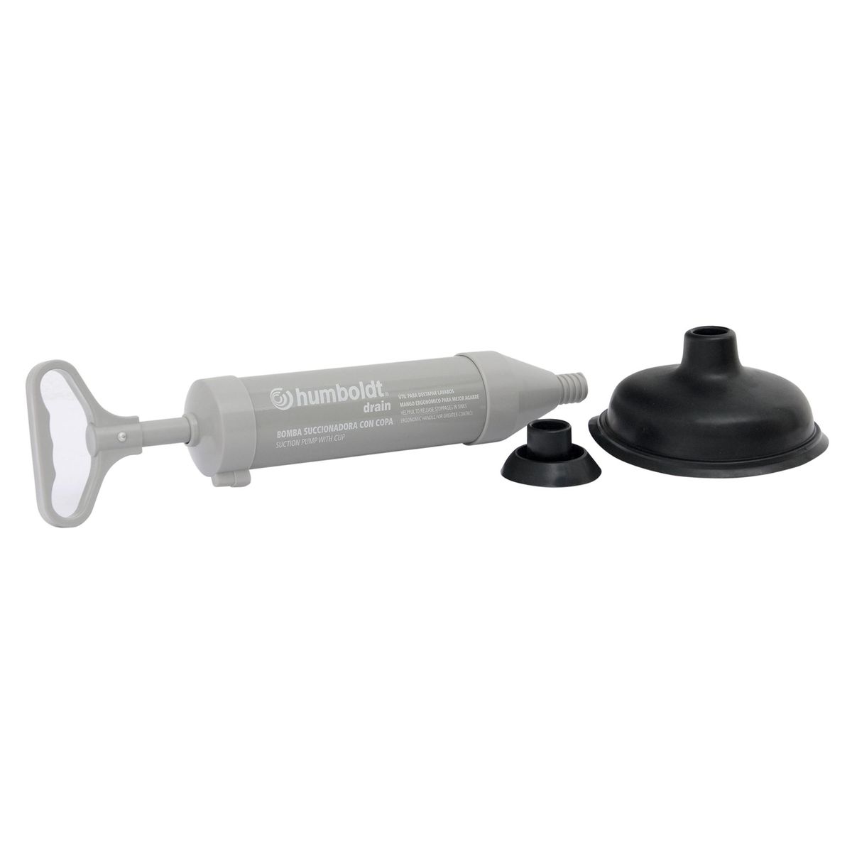 HUMBOLDT - Bomba Succionadora Humboldt Destapadora De Cañerías Con Copa 41 Cm