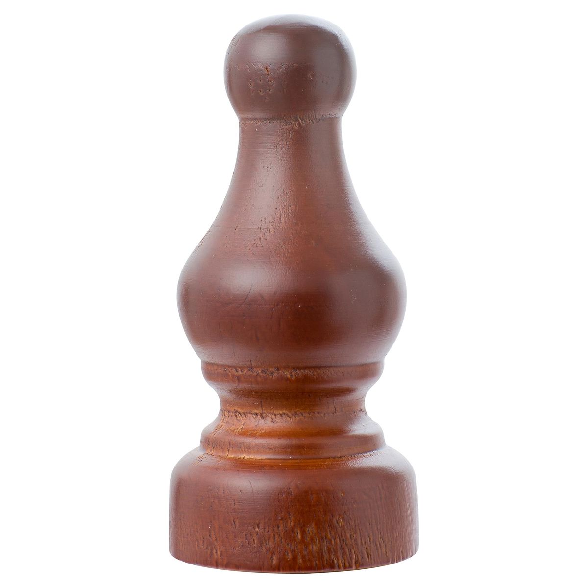 JUST HOME COLLECTION - Set de terminales para barra de cortina 19 mm 2 unidades chocolate