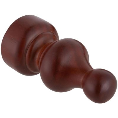 Imagen 2 del producto Set De Terminales Para Barra De Cortina 28 Mm 2 Unidades Chocolate